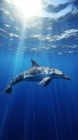 Aquatic Splendor of a Dolphin