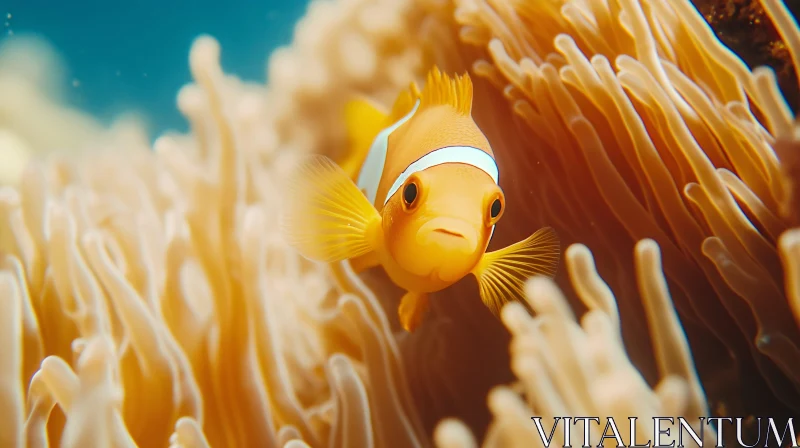 AI ART Clownfish in Vibrant Coral Reef