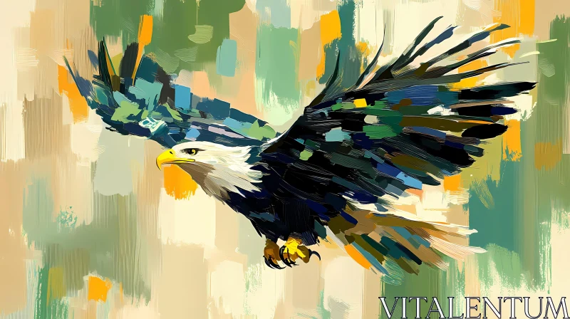 Eagle Painting Abstract Art AI Image