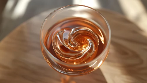 Amber Liquid Vortex