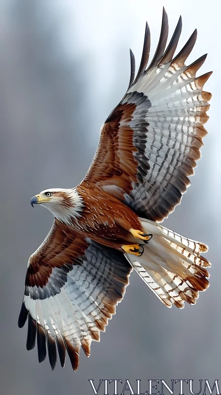 AI ART Soaring Bird of Prey