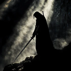 Dark Warrior on Misty Hill