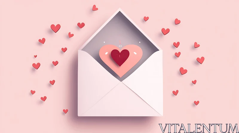 Envelope of Love AI Image