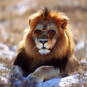 Lion in Shades