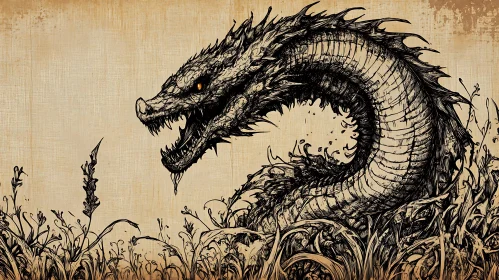 Dragon in the Grasses