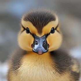 Infant Duckling Close-Up