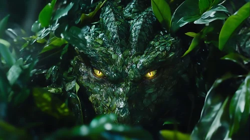 Leafy Dragon's Piercing Stare