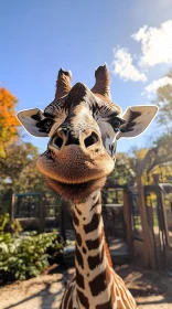 Inquisitive Giraffe Portrait