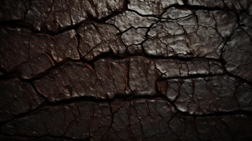Brooding Abstract Cracked Earth Surface Wallpaper