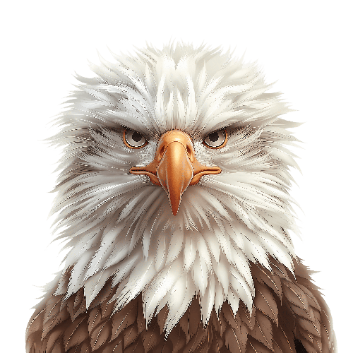 Majestic Bald Eagle - Symbol of Strength and Freedom POD Design