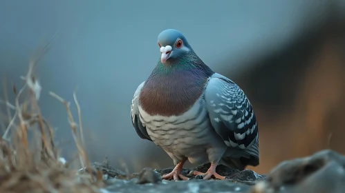 Urban Bird: Pigeon in Natural Light