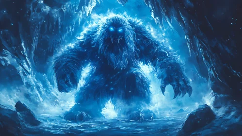 Chilling Creature of the Ice Cave