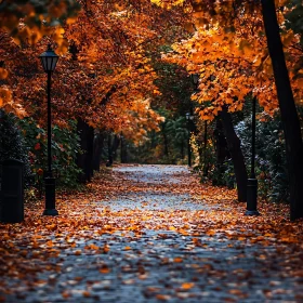 Fall Foliage in the Park