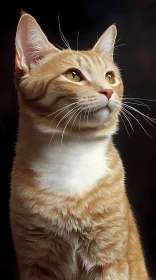 Feline Majesty in Orange