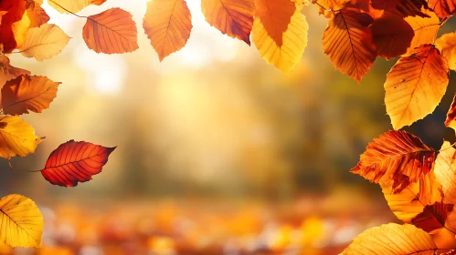 Fall Foliage: A Warm Autumnal Scene