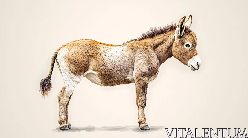 AI ART Artistic Donkey Image