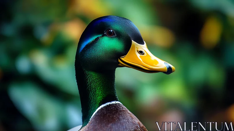 AI ART Detailed Mallard Duck Image