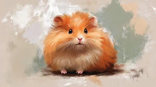 Cute Hamster Painting