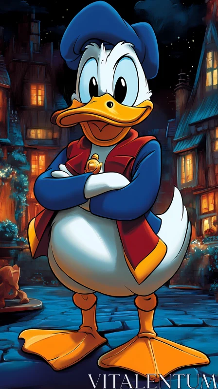 Animated Duck Character AI Image