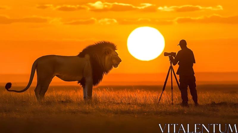 African Lion Photography AI Image