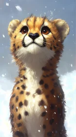 Curious Cheetah Cub