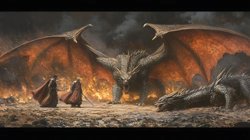 Dragon's Fury: A Battle Unfolds