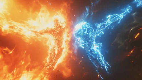 Elemental Battle Artwork