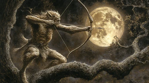 Lycan Archer in the Night