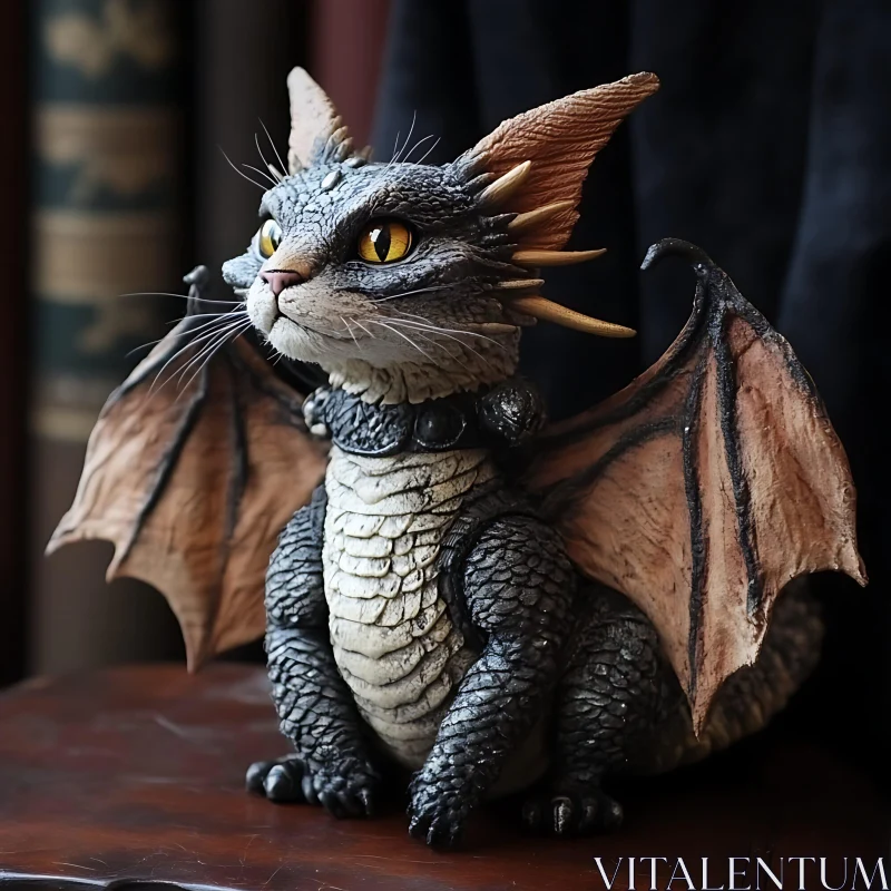 AI ART Dragon Cat: A Whimsical Hybrid