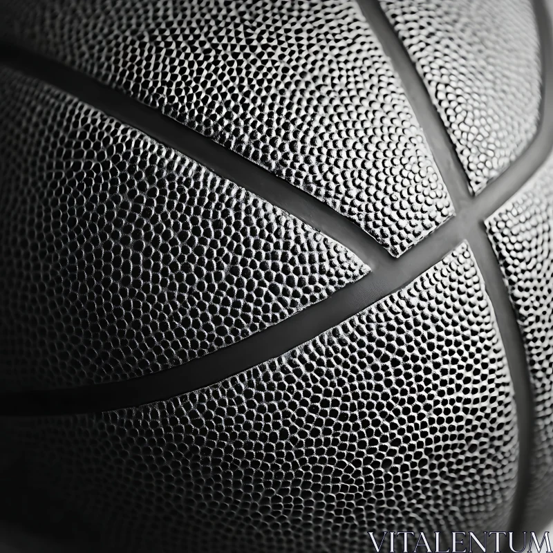 Basketball Surface Detail AI Image