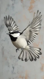 Illustration of a Flying Bird
