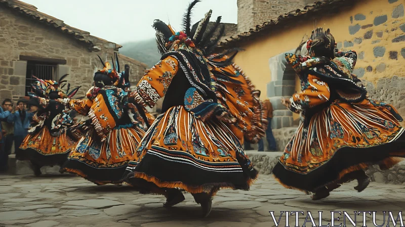 AI ART Traditional Dance in Old Town Square