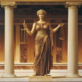 Scales of Justice: A Classical Depiction