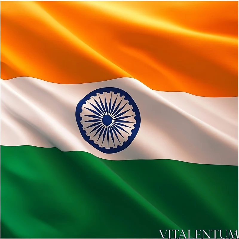 Flag of India AI Image