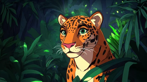Jungle Big Cat Illustration