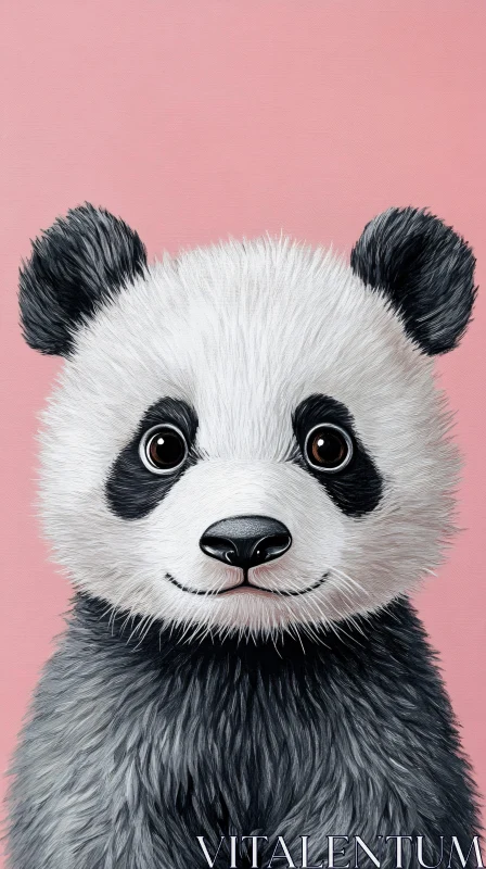 AI ART Charming Panda Image