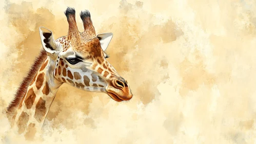 Expressive Giraffe Artistry