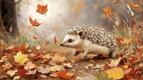 Autumnal Forest Hedgehog