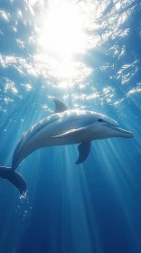 Graceful Dolphin Swimming