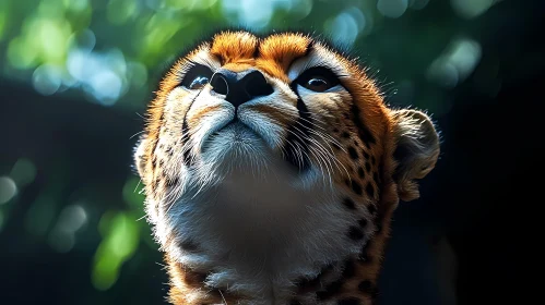 Cheetah Close-Up Portrait