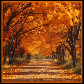 Autumnal Canopy Path