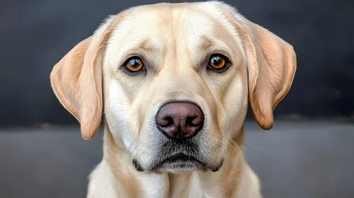 Labrador Dog Close-Up Image