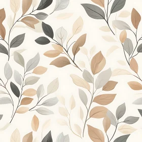 Botanical Leaf Pattern Design