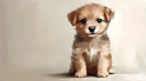 Cute Puppy Portrait