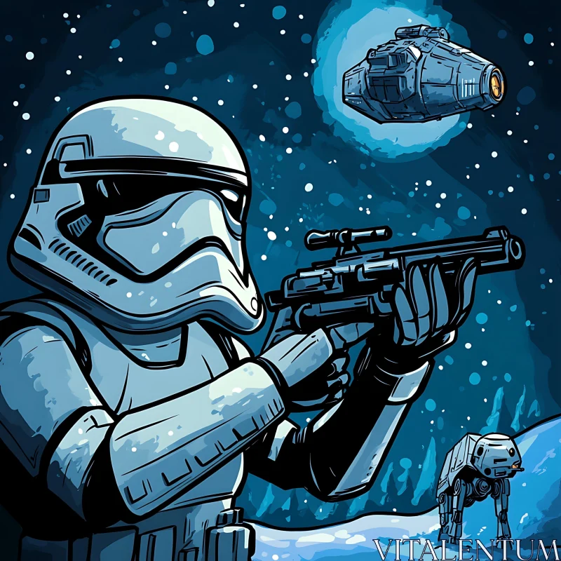 AI ART Star Wars: Cold Front