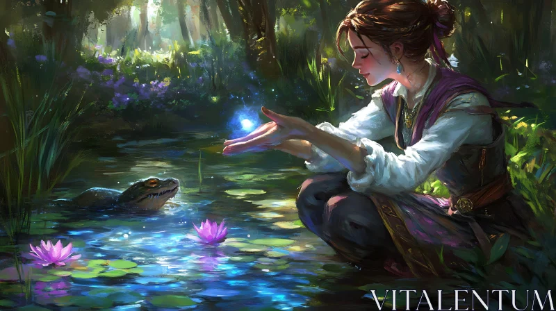 AI ART Enchanting Waters