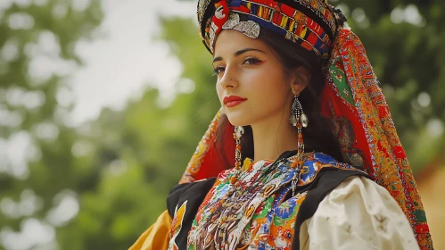 Cultural Heritage Woman Portrait