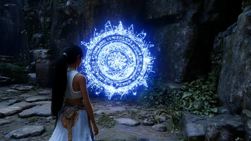 Mystical Portal in the Ancient Ruins