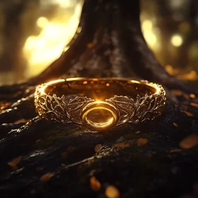 Ornate Ring near Ancient Tree