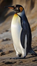 Elegant Penguin Wildlife Scene